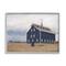 Stupell Industries Blue Farm Barn Landscape Gray Framed Wall Art